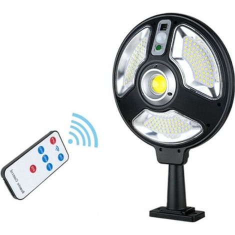 Lampadaire Solaire Avec Détecteur De Mouvement Et Télécommande 120 Led 1288b (1/4)