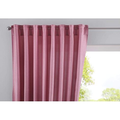Gardinenbox Cationic Jena, Tenda Oscurante Effetto Lino, con fermatenda, Poliestere, Rosa Antico, HxB 225x140 cm (1/5)