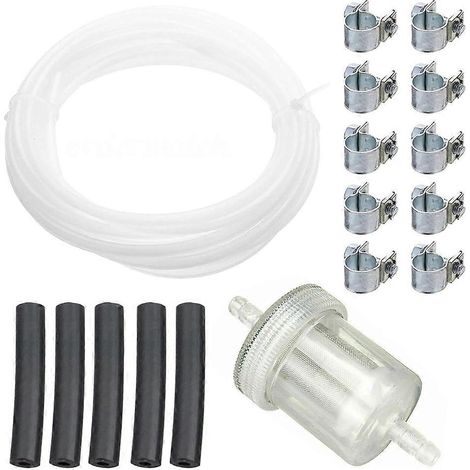 17-teiliges Dieselheizungs-Kraftstoffleitungsset mit Filter und Klemmen für Webasto Eberspächer Standheizungen (Ersatzteil) (1/5)