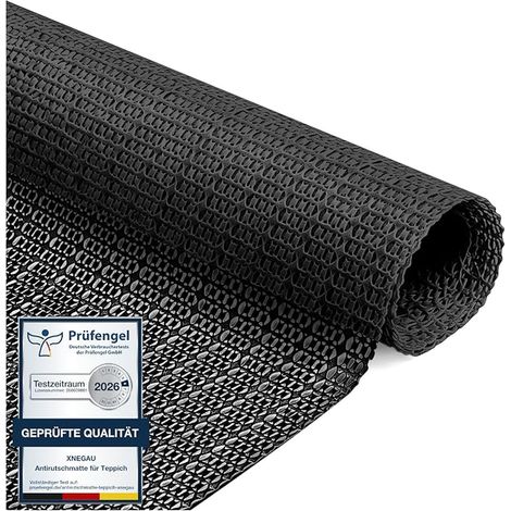 sous Tapis Antidérapant 180x270cm PVC Noir (1/4)