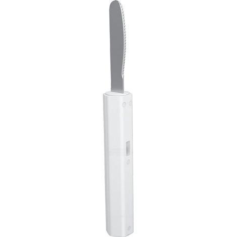 Beurre Chauffant, épandeur de Beurre électrique Rechargeable en Acier Inoxydable 304, Couteau à Crème Portable avec Batterie de 2000 MAh pour le Petit-déjeuner à la C (1/5)