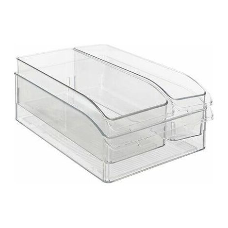 3er-Set Smart Fridge Kühlschrank-Organizer, transparent (1/5)