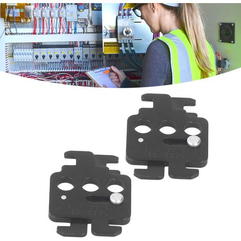 Deux dispositifs de verrouillage de disjoncteur, des verrous de disjoncteur à double tête à enclenchement, sont utilisés pour le verrouillage des disjoncteurs, l'isolation énergétique et la protection (1/5)