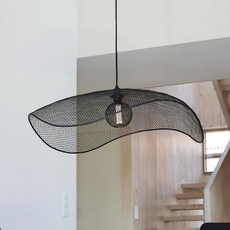 [GEBRAUCHT] B-Ware PR Home Hängeleuchte Pendelleuchte Vivi Ø 79 cm schwarz Metall 1 x 40 W E27 (1/2)