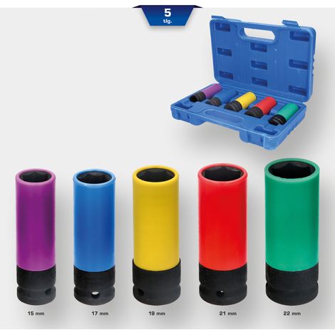 Brilliant Tools 1/2 Alu-Felgen-Kraft-Stecknuss-Satz, 5-tlg. (1/5)