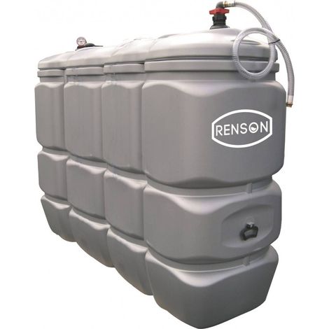 CUVE STOCKAGE FUEL PEHD 2000L PRE-EQUIPEE RENSON