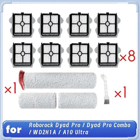 Accessoires pour balayeuses Roborock Dyad Pro / Dyad Pro Combo / WD2H1A / A10 Ultra : brosse principale et filtres (1/5)