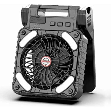 HONORNIC - Ventilateur de camping solaire avec lumière, ventilateur de camping portable (1/5)