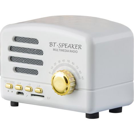 Altavoz Bluetooth Portátil Retro - Altavoz Estéreo Inalámbrico - Para Exterior, Viaje y Hogar - 1 Unidad (1/5)