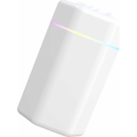 Petit humidificateur USB grande capacité brume efficace silencieux portable bureau voiture voyage blanc (1/5)
