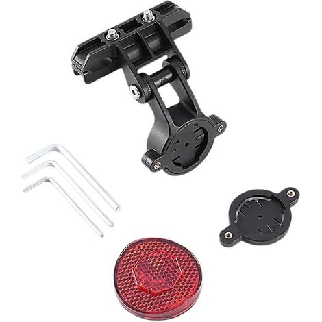 Reflektierendes Rücklicht für Fahrräder, Fahrradgepäckträger mit Reflektor (1/5)