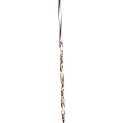 Forets hélicoïdaux extra longs en acier rapide (HSS), diamètre 4 mm, longueur 160 mm, 1 pièce (1/4)