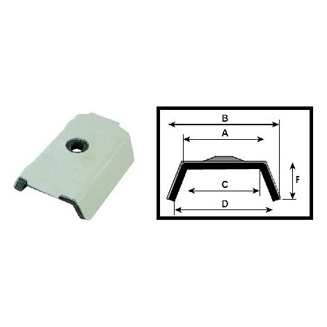 CAPPELLOTTO GRECA 20-22 GRIGIO RAL 9002C/GUARNIZIONE confezione da PEZZI 100