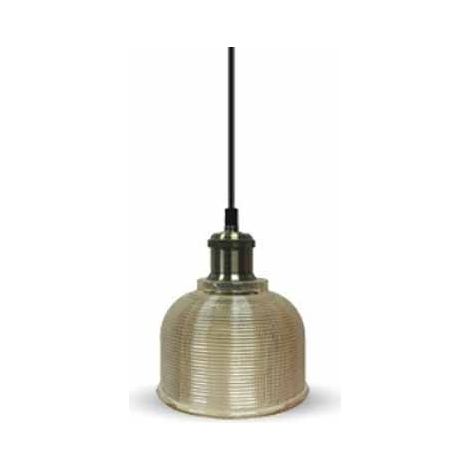 LAMPADARIO CON PORTALAMPADA VETRO AMBRA 145 (1/5)