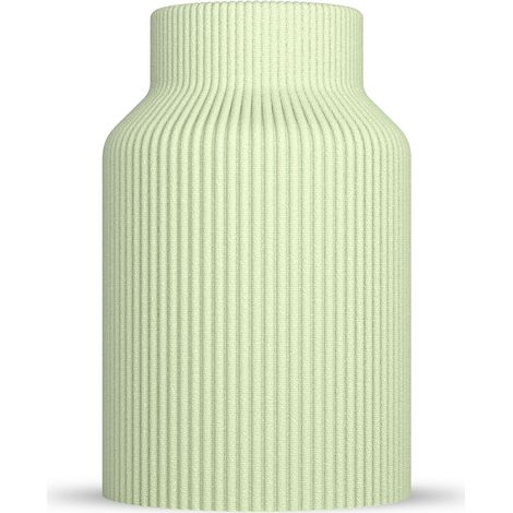 Vase Rabella - Vase décoratif moderne pour herbe de la pampa et fleurs séchées - Style scandinave pour salon - Objet design 3D en plastique (PLA) - Léger et incassable (1/5)