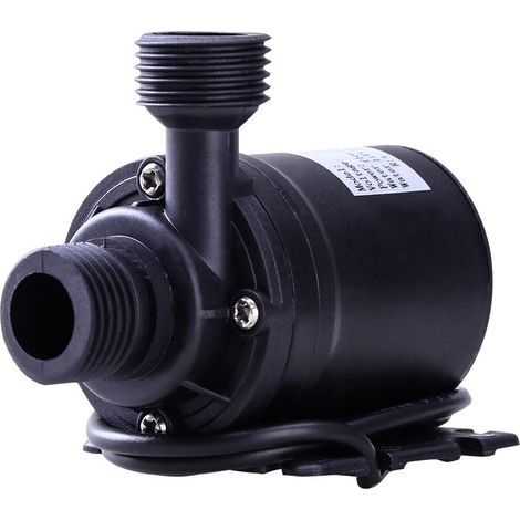 DC 12V Pompe à eau submersible sans balai 800L / H 5M pour système de circulation d'eau de système de circulation solaire de la piscine Fontaine (1/5)