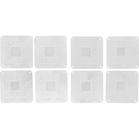 Set de réparation de téléphone portable : outil de plantation en étain magnétique solide, filet en acier inoxydable pour CPU HiSilicon, tamis de reballing résistant. (1/5)