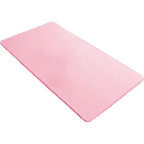 Elastische PU-Leder Tischdecke rechteckig, wasserdicht, rosa, 60x120 cm