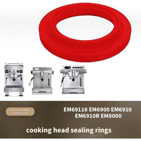 Joint D'Étanchéité - Silicone Rouge - Pour Machines À Café EM69116 EM6900 EM6910 EM6910R EM8000 - 1 Pièce (1/5)
