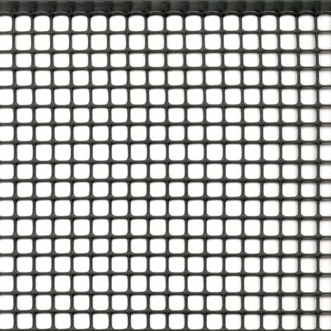 Rete plastica GRIGIO ANTRACITE maglia cm 1x1 m 1x5 (1/4)