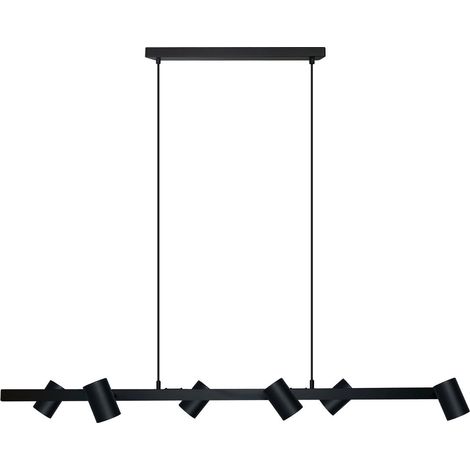 Lampada a sospensione Snow 6xGU10 nera Light Prestige (1/5)