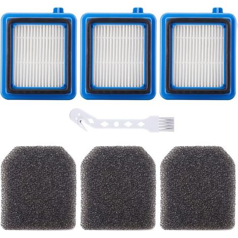 Juego de 6 filtros apto para AEG QX6 QX7 QX8-2 Motor y filtro HEPA ASKW1 Accesorios de repuesto lavables (1/5)