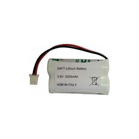Batteria litio 3,6V 5,2A connettore compatibile tecnox teknox - 2LS14500SX