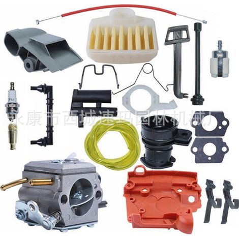Pièces détachées pour tondeuse à gazon et tronçonneuse : kit carburateur 365/372