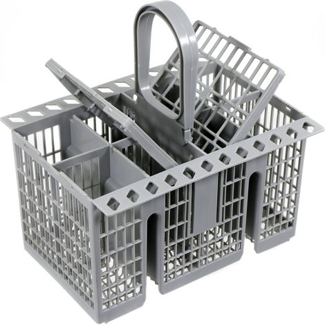 Panier à couverts pour lave-vaisselle Cage universelle compatible avec Hotpoint, pour Indesit, pour Ariston, pour Whirlpool C00257140 C00260860 C00386607 (poignée amovible)