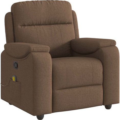 Maison Exclusive - Massagesessel Braun Stoff