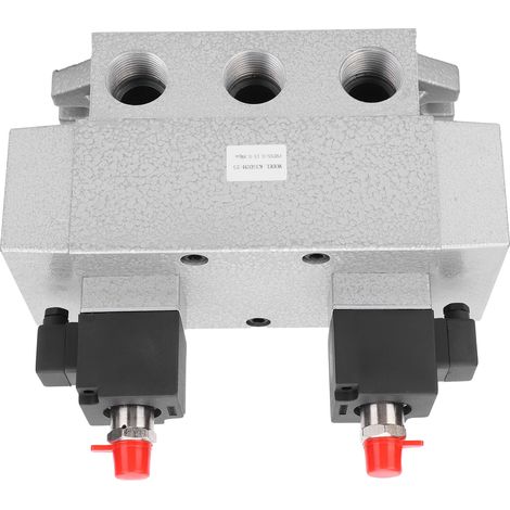 Électrovanne 3 positions 5 voies à double commande électrique, structure à colonne coulissante G3/4 po K35D2H-20DC12V (1/5)