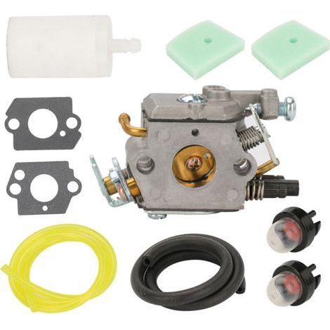 Vergaser mit Luftfilter, Absperrventil, Kraftstofffilter und Kraftstoffleitung für Tecumseh OHV125, OHV130 und OHV135, Ersatzteilnummer 640065 (1/4)