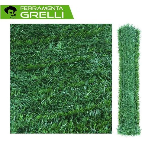 SIEPE ORNAMENTALE ARTIFICIALE CON FOGLIE PINO 3x1h