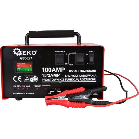 Rectificador de arranque 100A 6/12V geko(1) (1/5)