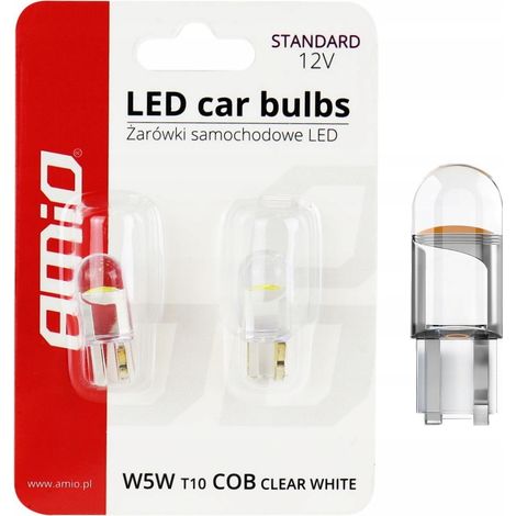 Bombillas W5W T10 LED Diodos COB HPC 12V Lente (1/5)
