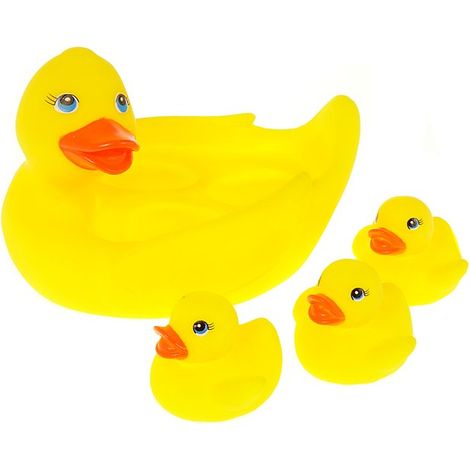 Seifenschalen-Set mit 4 Enten im Beutel