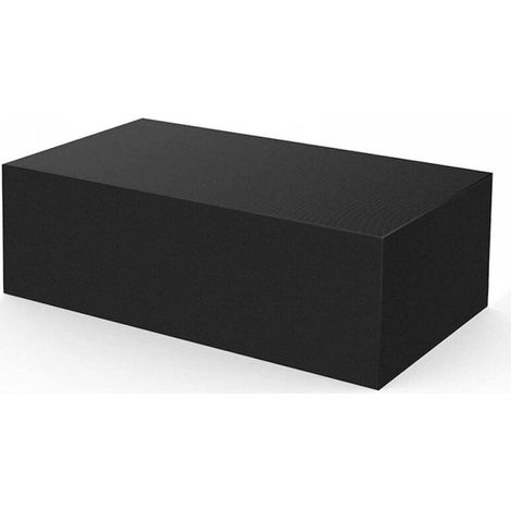 Housse pour mobilier de jardin 200 x 160 x 80cm Noir (1/5)