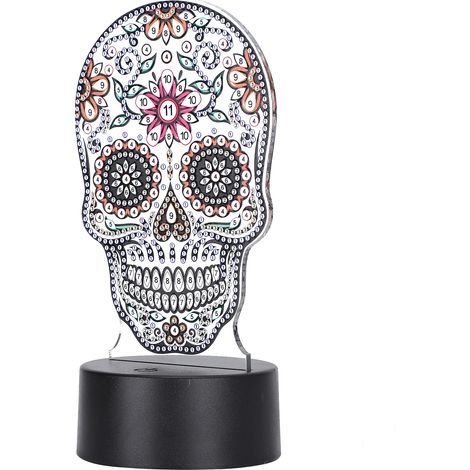 Lampe de peinture diamant acrylique à faire soi-même, veilleuse LED 7 couleurs USB, décoration intérieure (DP01) (1/5)