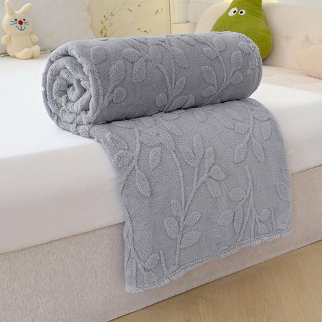Couverture Hiver - 150 x 100 cm - Polyester 95 % Spandex 5 % - Usage Multifonctionnel Bureau Sieste Intérieur - 1 Pièce (1/5)