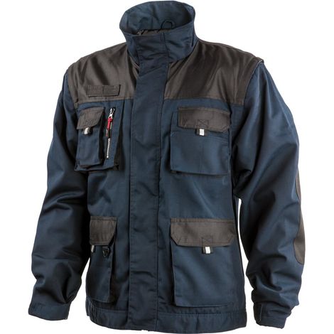 Giacca 2 in 1 Albatros ALLROUND NERO maniche removibili Blu Nero XS