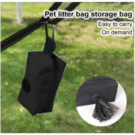 2 pièces Sac a crottes chien Disitributeur de Sacs à Crottes pour Chiens, Distributeur de Sac à déchets de Chien,distributeur sac (1/4)