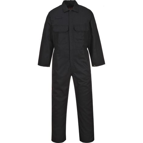 Combinaison Bizweld™ Retardateur de flammes couleur : Noir Tall taille XL - PORTWEST