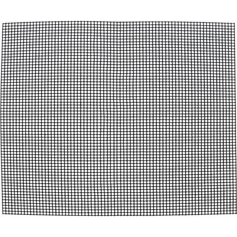 Non-stick BBQ cooking mat, food-grade, multifunctional, for outdoor grilling, black, 33 x 40 cm - AquaForge (1/5)
