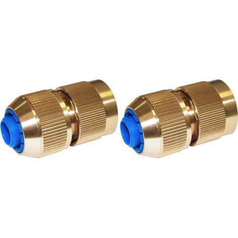 2 - Raccord Arrosage - Raccord Rapide - Automatique 3 Billes Ø19 mm Compatible Tuyau 3/4" Laiton ABS Robuste Extérieur Jardin (1/5)