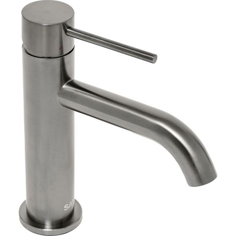 Swiss Aqua Technologies Aurum Stand-Waschtischmischer 16,5 cm, mit Hebel, ohne Ablaufgarnitur, mattschwarz (SATBAUR271BGM)