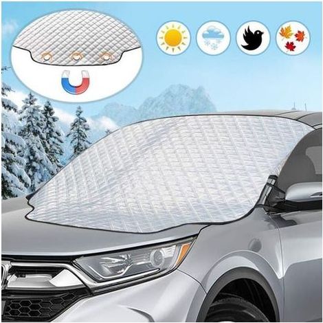 Copertura parabrezza per Auto - Magnetica, Pieghevole, Anti Gelo, Neve, Pioggia, raggi UV, Polvere (183 x 116 cm) (1/5)