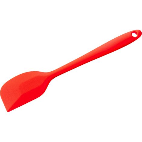 Spatules en silicone (rouges), demi-taille, pour la cuisson, antiadhésives et résistantes à la chaleur, ne rayent pas les poêles, pour la cuisson au four et la cuisine. (1/3)