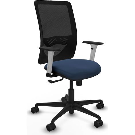 Chaise de bureau piqueras y crespo Zulema blanc mousse épaisse (1/2)