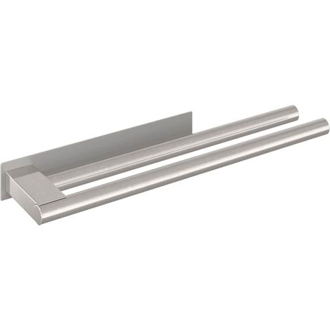 Maison Exclusive - Soporte para toallas Plateado 40 x 9 x 4 cm Ac
