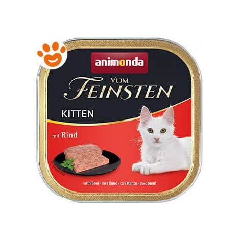 AnimonCat VF Kitten Manzo - Vaschetta 100 Gr -